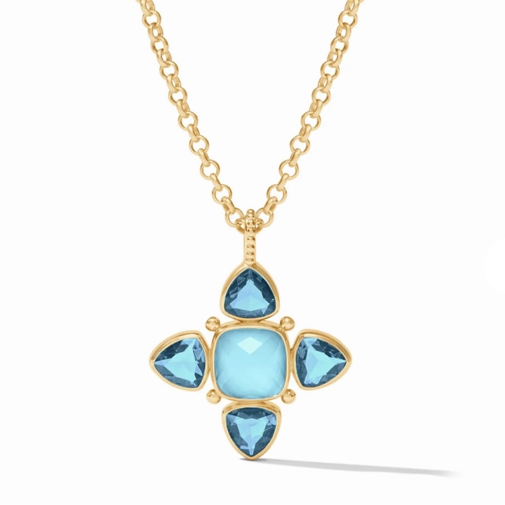 $265 Julie Vos Aquitaine Pendant Blue